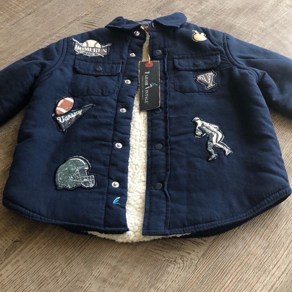 Taylor vintage boys blue jacket